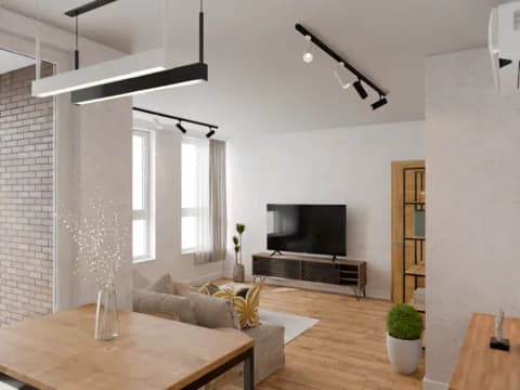 B lakás belső nézet