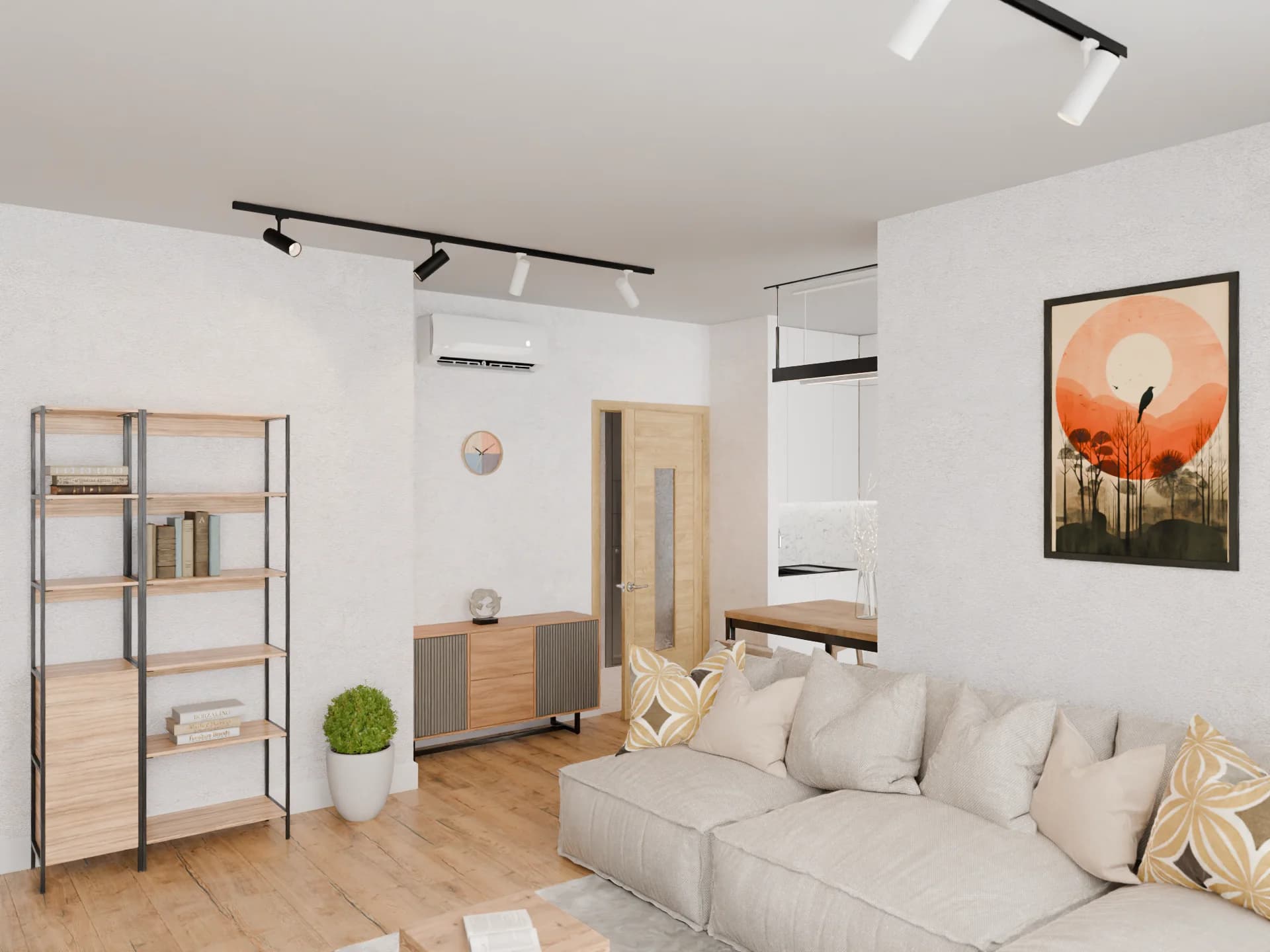 B lakás - belső nézet 3