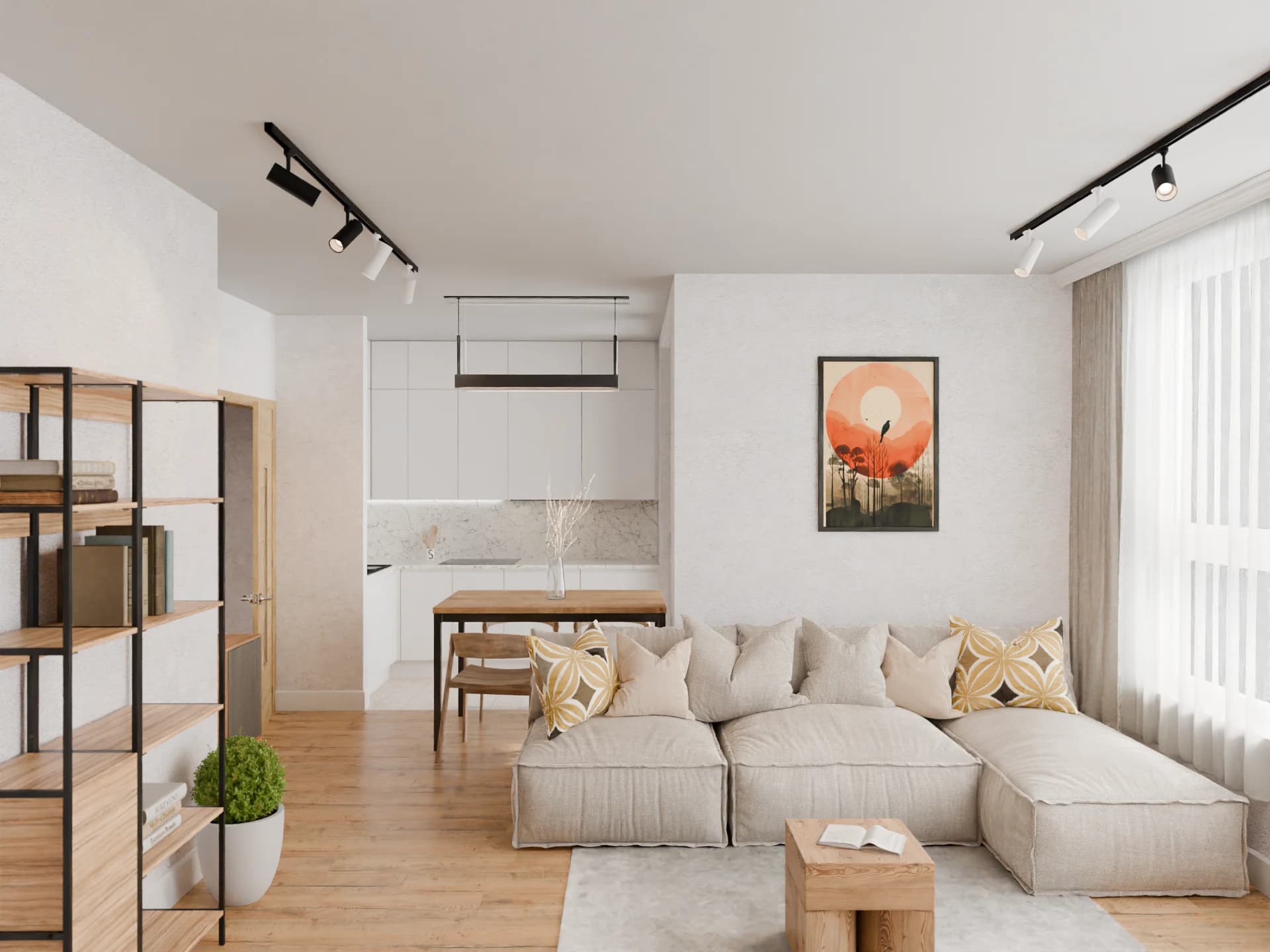 B lakás - belső nézet 4