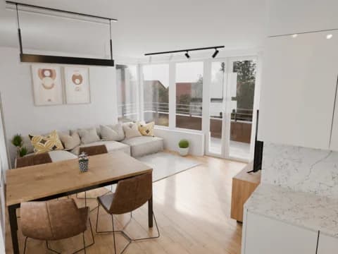 D lakás belső nézet